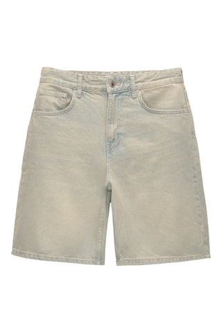 Bermuda slim en jean - Bleu clair