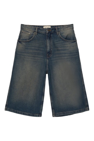 Bermuda in jeans - Blu