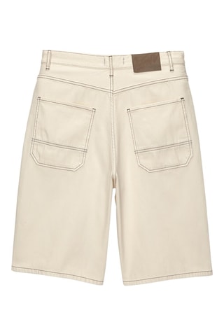 Bermuda en jean - Beige