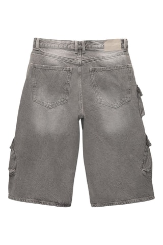 Bermuda en jean - Gris