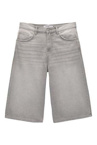 Bermuda in jeans - Grigio chiaro