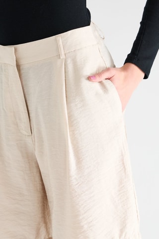 Bermuda taille haute - Ecru