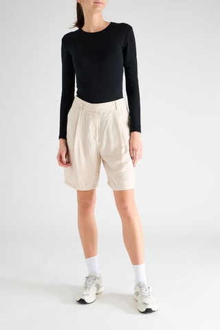 Bermuda taille haute - Ecru