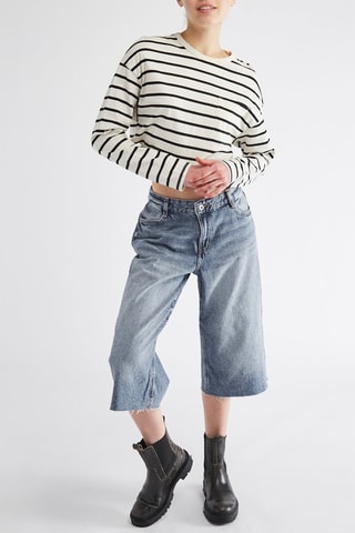 Bermuda in jeans - Blu