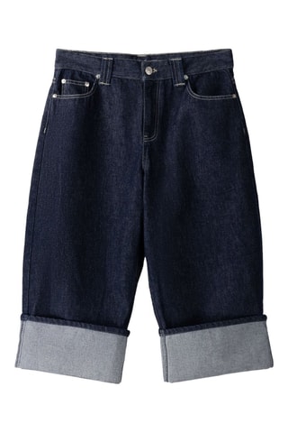 Bermuda en jean - Bleu foncé