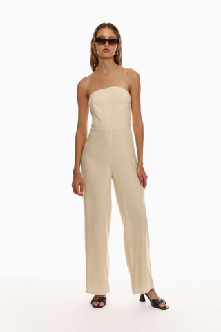 Combinaison bustier - Taupe