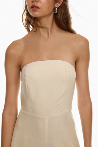 Combinaison bustier - Taupe
