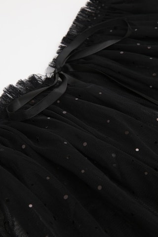 Cerchietto e gonna - Nero