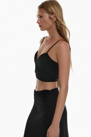 Jupe portefeuille - Noir