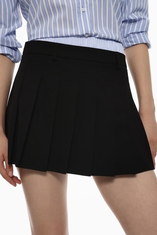 Jupe plissée - Noir