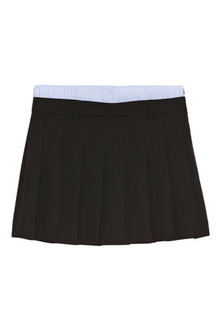 Jupe plissée - Noir