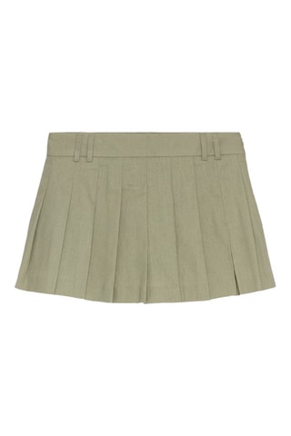 Jupe plissée - Kaki