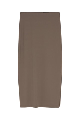 Jupe midi - Marron clair