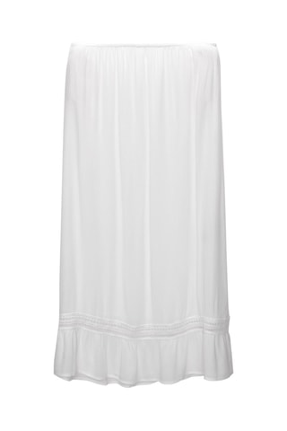 Jupe midi - Blanc