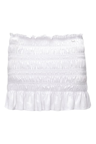 Jupe volantée - Blanc