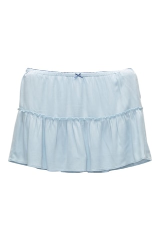 Jupe volantée - Bleu clair