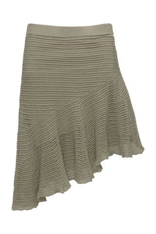Jupe asymétrique - Kaki