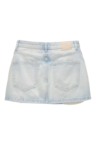 Minijupe en jean - Bleu clair
