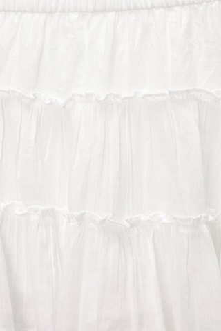 Jupe volantée - Blanc