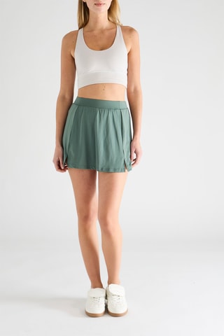 Jupe-short taille haute - Vert clair