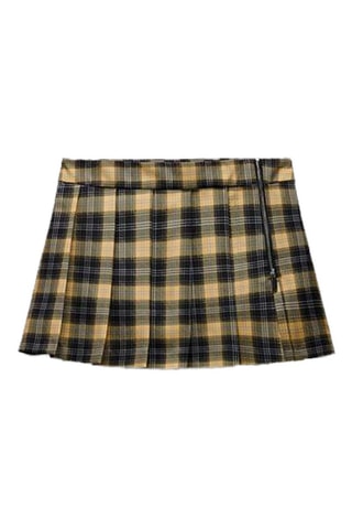 Minijupe - Noir et jaune