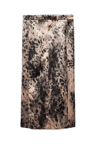 Jupe droite - Marron