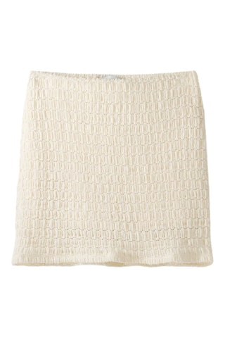 Minijupe - Ecru