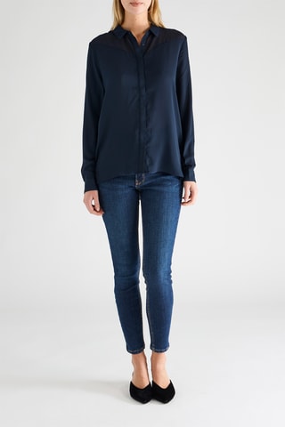 Chemisier - Bleu marine