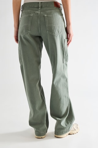 Jeans cargo - Verde oliva