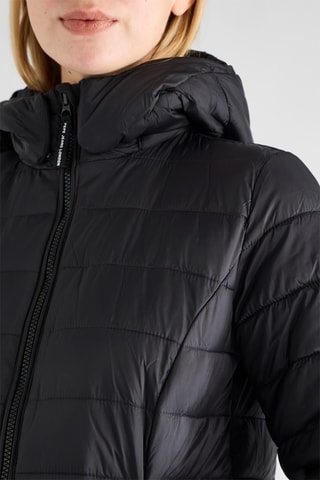 Piumino con cappuccio - Nero