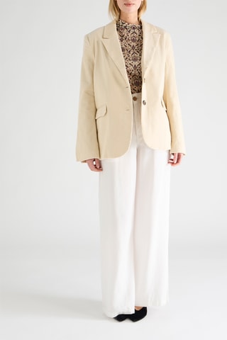 Giacca in velluto - Beige