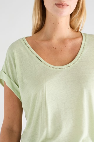 Blouse en lin - Vert clair
