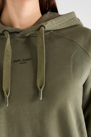 Felpa con cappuccio - Kaki