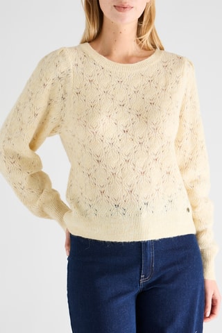 Maglia in lana e alpaca - Giallo