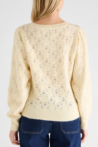 Maglia in lana e alpaca - Giallo