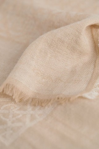 Carré en laine mérinos - Crème