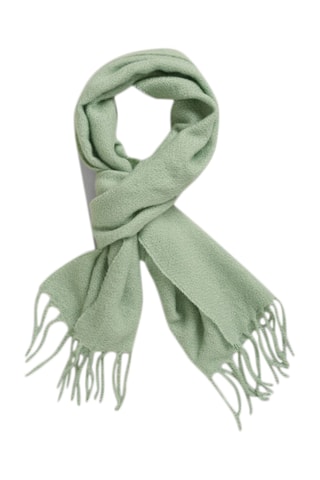 Wollen en Mohair Sjaal - Lichtgroen