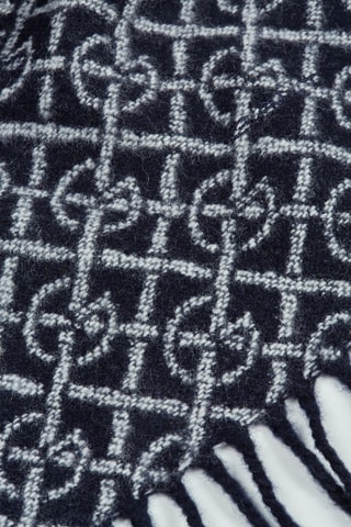 Wollen Sjaal - Blauw