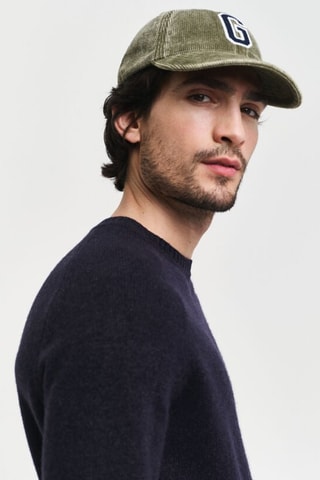 Wollen Trui Relaxed Fit - Marineblauw