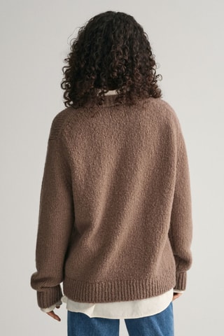 Wollen Trui Relaxed Fit - Bruin