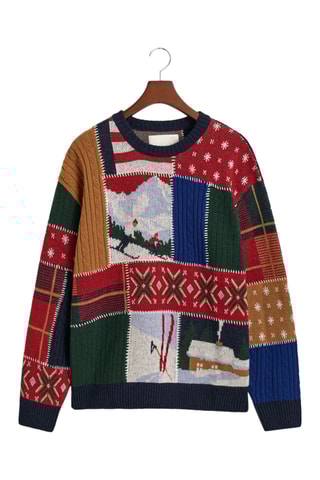 Wollen Trui Relaxed Fit - Multicolor