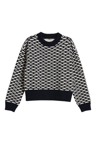 Trui Relaxed Fit - Marineblauw