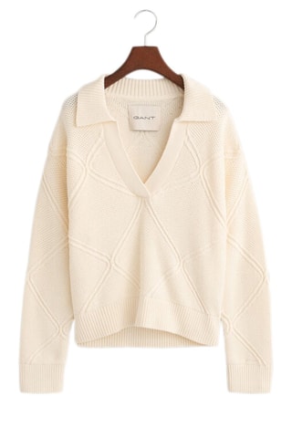 Pull relaxed - Crème