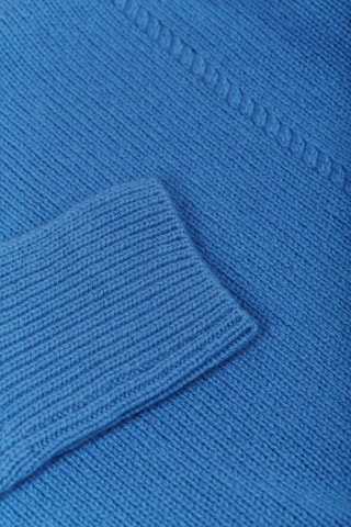 Pull oversize en laine mérinos - Bleu