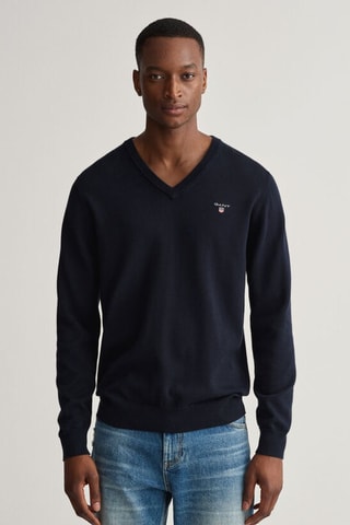 Pull regular - Bleu marine