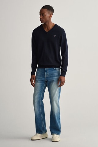 Pull regular - Bleu marine