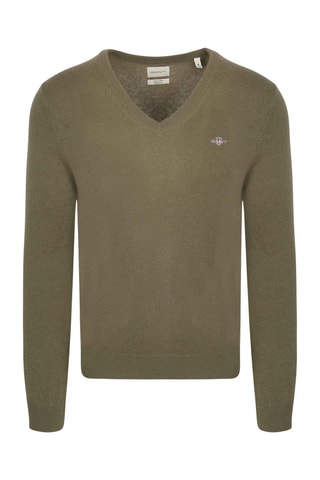 Wollen Trui Regular - Kaki