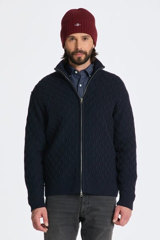 Gilet en laine - Bleu marine