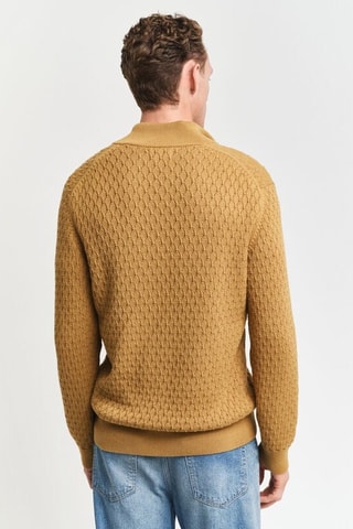 Pull regular en coton biologique - Moutarde