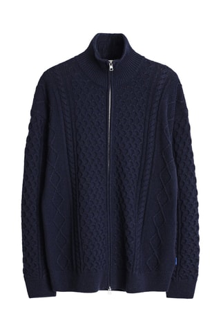 Pull en laine - Bleu marine